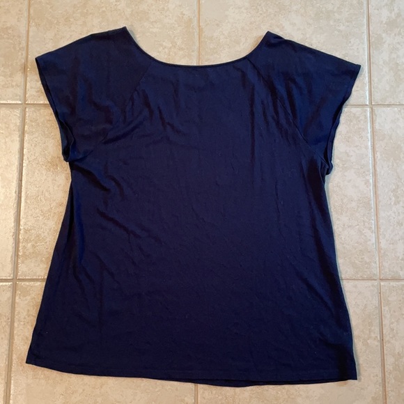 LOFT Navy Shirt - Picture 5 of 5